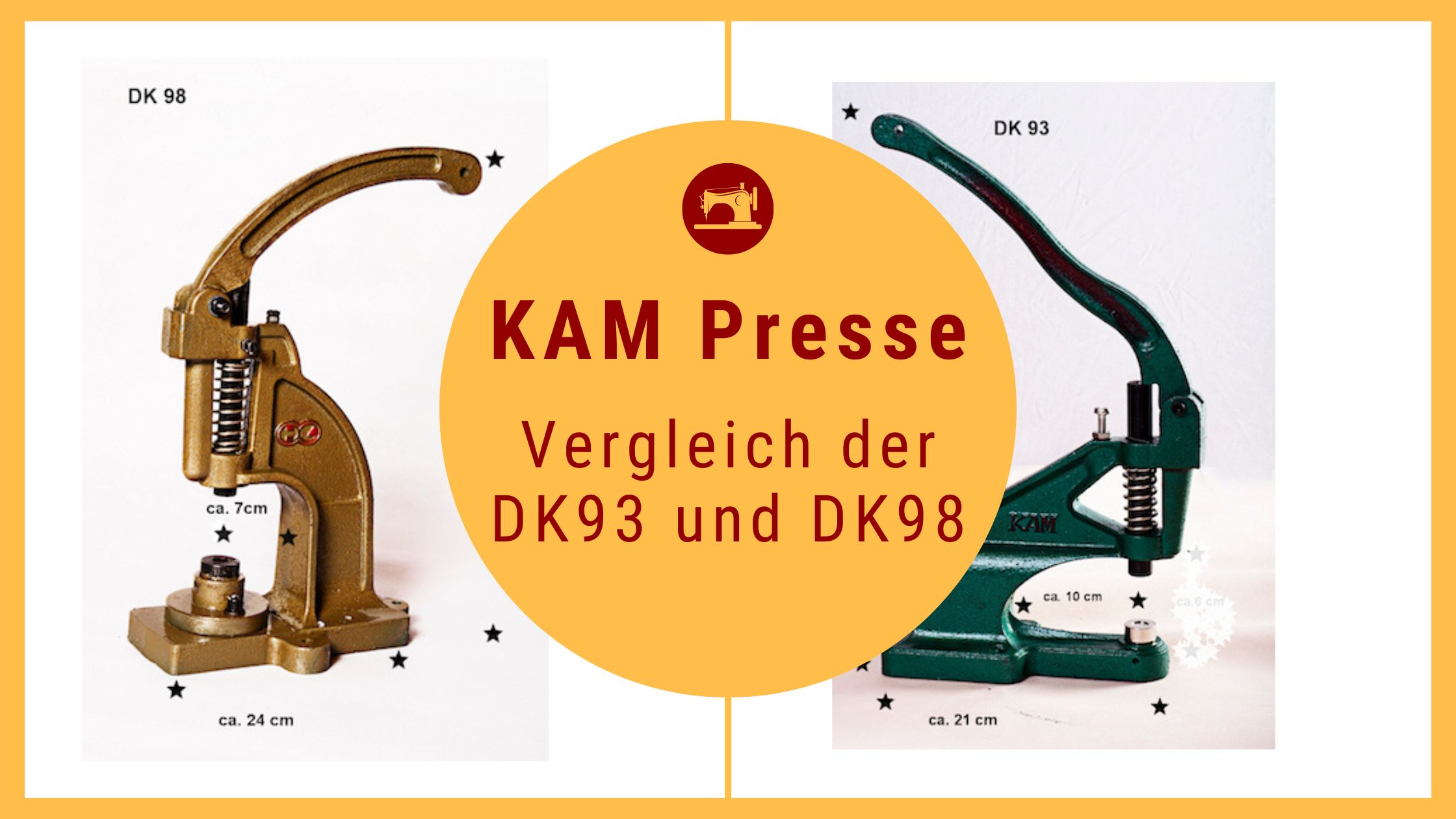Vergleich KAM Presse DK 93 und DK 98